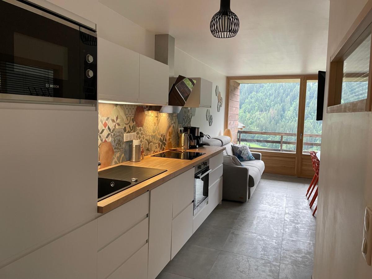 Charmant Appartement 3 Pieces - 6 Personnes Châtel Exterior foto